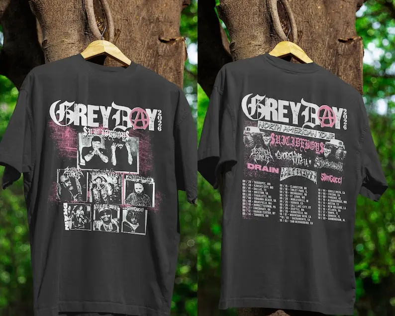 Grey Day North American Tour 2026 Shirt, Suicideboys Tour Tee, Grey Day Concert Merch, Rap Fan T Shirt
