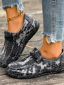 Women's Casual Canvas Sneakers, Comfortable Breathable Low-Top Walking Shoes, Daily Wear Flat Sole Footwear, Stylish All-Season Footwear