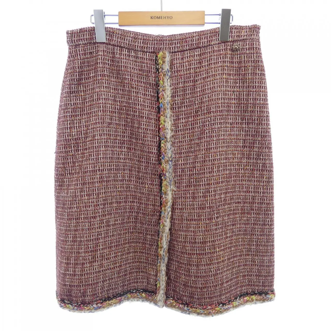 Pre-owned CHANEL Cotton Small Leather Goods Skirt Skirt