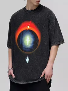 Men's Vintage Wash Graphic Oversized T-Shirt