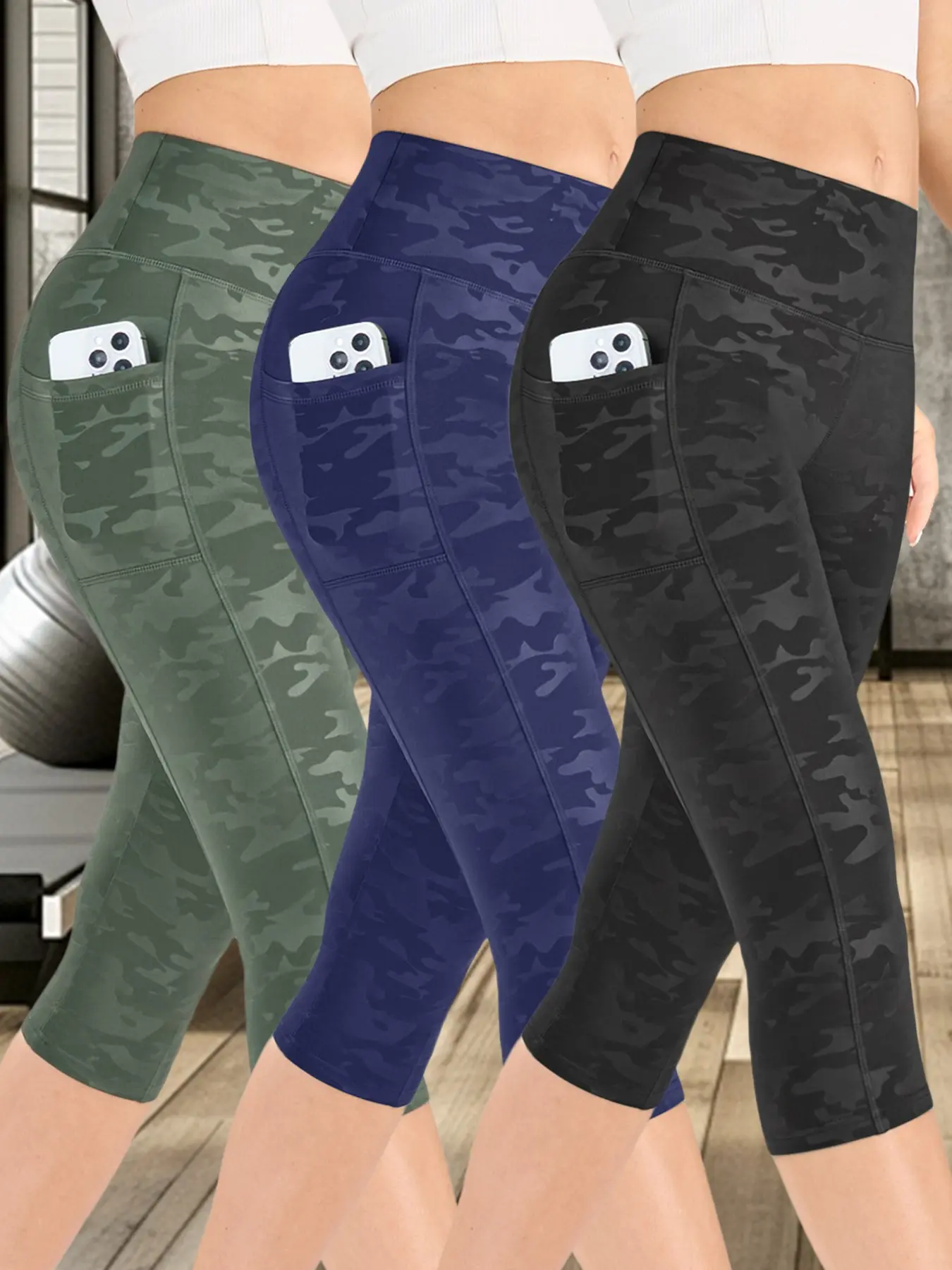 Women's Camo Print High Waist Stretchy Sports Leggings, Breathable Comfortable Skinny Pants, High Stretch Yoga Leggings, Workout Legging Capris, Ladies Sportswear for Indoor Outdoor Wear Women's Camo Print High Waist Stretchy Sports Leggings, Breathable Comfortable Skinny Pants, High Stretch Yoga Leggings, Workout Legging Capris, Ladies Sportswear for Indoor Outdoor Wear
