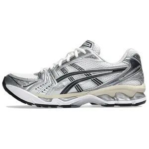 ASICS Gel Kayano 14 Low top GEL Cushioning Gel Casual Running Shoes Unisex Silver White 1203A537-110