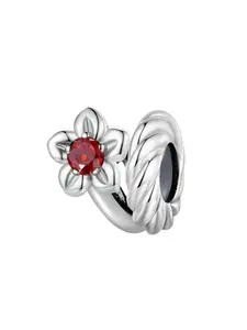 Flower Design Adjustable Ring, Twisted Beaded Ring, Fashion DIY Jewelry Accessories for Women & Men