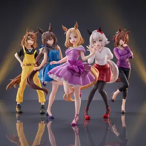 Uma Musume: Pretty Derby Agnes Tachyon/Curren Chan/Narita Top Road/Admire Vega/Jungle Pocket PVC Official Anime Figure Figurine Collectible Model Table Ornament Fan Collection Holiday & Birthday Gifts