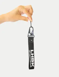 LHBK Tough Link Key Chain Durable Metal Fitness-Inspired Keychain Motivational Accessory Heavy-Duty Secure Clip for Gym Travel Everyday Use