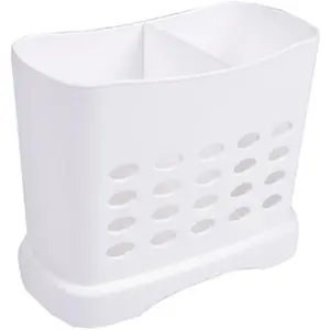 Chopsticks Straws Utensil Holder Basket for Dishwashers L6.3” X H5.3” X W3” Large Capacity 2 Divided Compartments