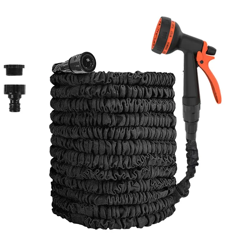 Expandable Magic Hose High-Pressure Car Wash Cleaning Water Gun Home Garden Watering Water Pipes Gardening Supplies 25FT-200FT