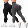 QGU Women's High Waisted 2-Pcs Yoga Set - Knitting Elastic Waist Athletic Leggings, Booty Lifting Sculpting, Stretchy Nylon Blend Fabric, Solid Color, All Seasons Gym Wear (Sport Ready, Order 1 Size Larger Recommended), High Waisted Yoga
