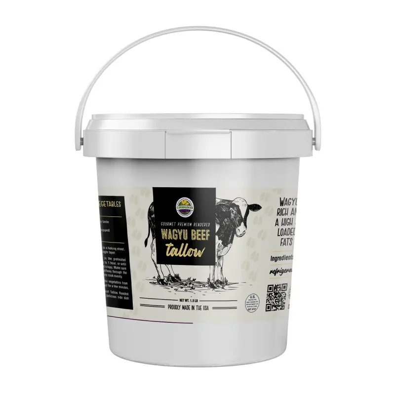 Cornhusker Kitchen Premium Rendered Wagyu Beef Tallow 1.5 lb Cornhusker Kitchen Premium Rendered Wagyu Beef Tallow 1.5 lb