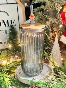 Striped Glass Tumbler