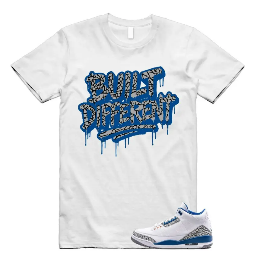 Built Different Shirt to Match 3 True Blue, 3 True Blue Outfit Shirt, Best Gift, Unisex Streetwear T-Shirt, back to school outfits girls
