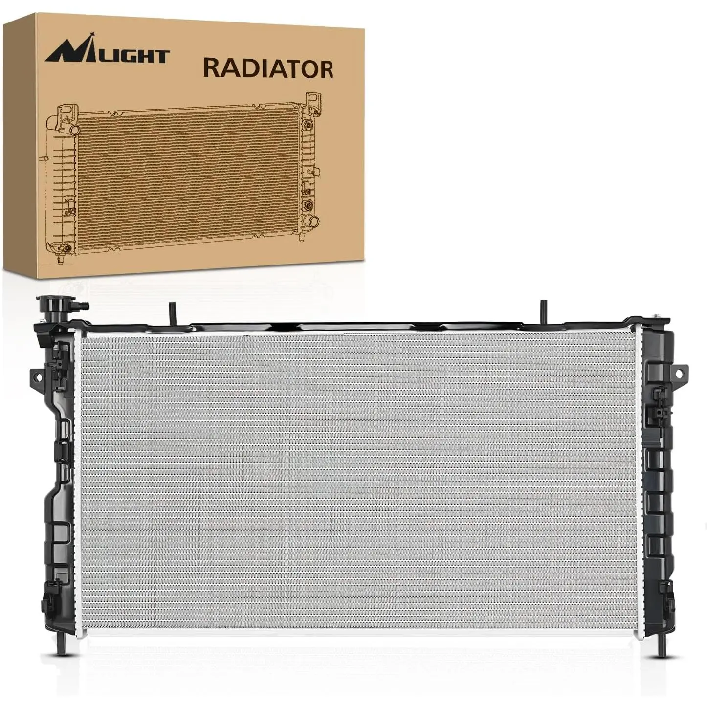 Nilight Radiator for Chrysler Town& Country 2005 2006 2007, Chrysler Voyager 2005 2006 2007, Dodge Grand Caravan 2005 2006 2007,Performance Aluminum Replacement OEM., Auto Parts Accessories