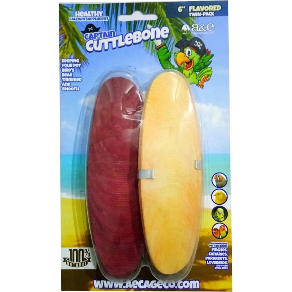 A&E Cage AE9008 6 in. Flavored Cuttlebone