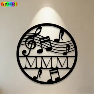 1pc Musical Notes Metal Wall Art, Vibrant Musical Notes Statue Mural, Ideal Gift for New Year, Easter, Music Decor Enthusiasts, Rust-Resistant Metal Wall Decor Wall Sculptures, Perfect for Home Wall & Garden Fence, Unique Year-Round Home Decor