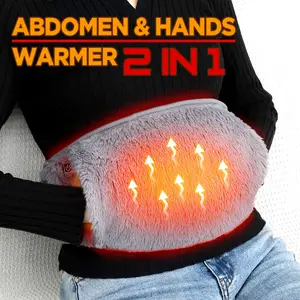 USB-Powered Heated Belt & Gloves - Fast Heating with 3 Modes, Graphene Heating Pad, USB-Powered Heating Belt for Hands, Waist, Back, Legs - Portable Heating Pad for Home, Office, Travel - Ideal Christmas Gift for Men & Women (No Battery Nee