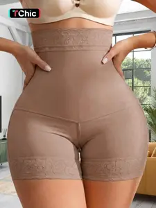 1 Count Premium Women's High Compression Shapewear Shorts, Fajas, Ultra Stretchy Panties, Ultra Soft Highly Breathable Shorts, Flexible Comfortable, Lifting & Shaping Pantalon, Suitable For Yoga & Daily Wear