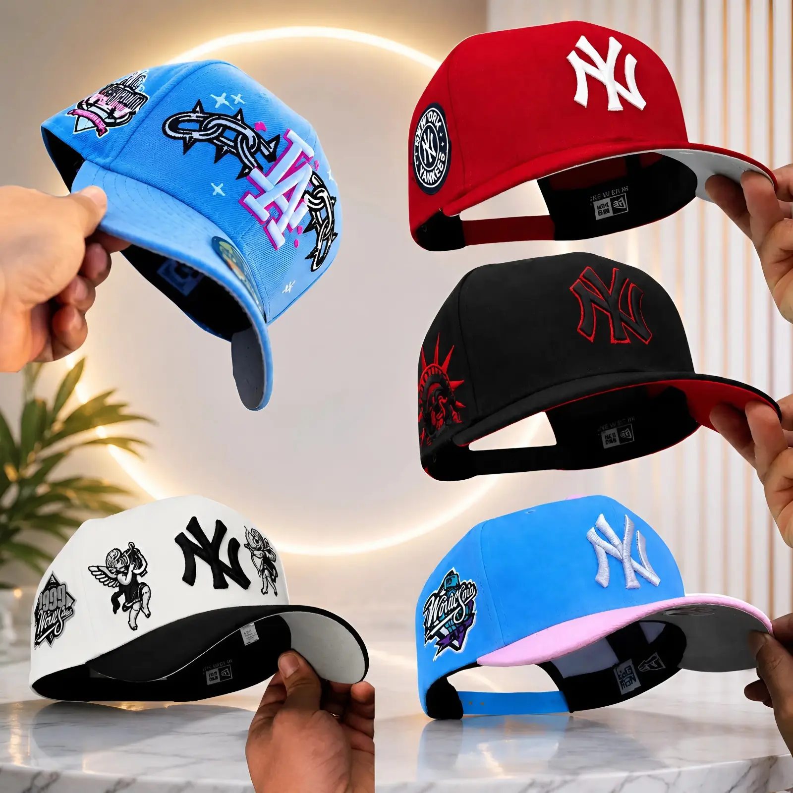 New Era MLB Yankees Dodgers Trendy Fitted Baseball Cap – 9FORTY 59FIFTY Snapback Hat for Men Women, Premium Sport Headwear, Classic Embroidered Style, Y2K Retro Vintage Streetwear, Hip Hop Urban Fashion USA 2026