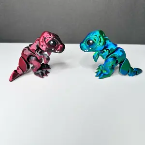 3D Printed Dinosaur T Rex Tyrannosaurus Flexi Figurine