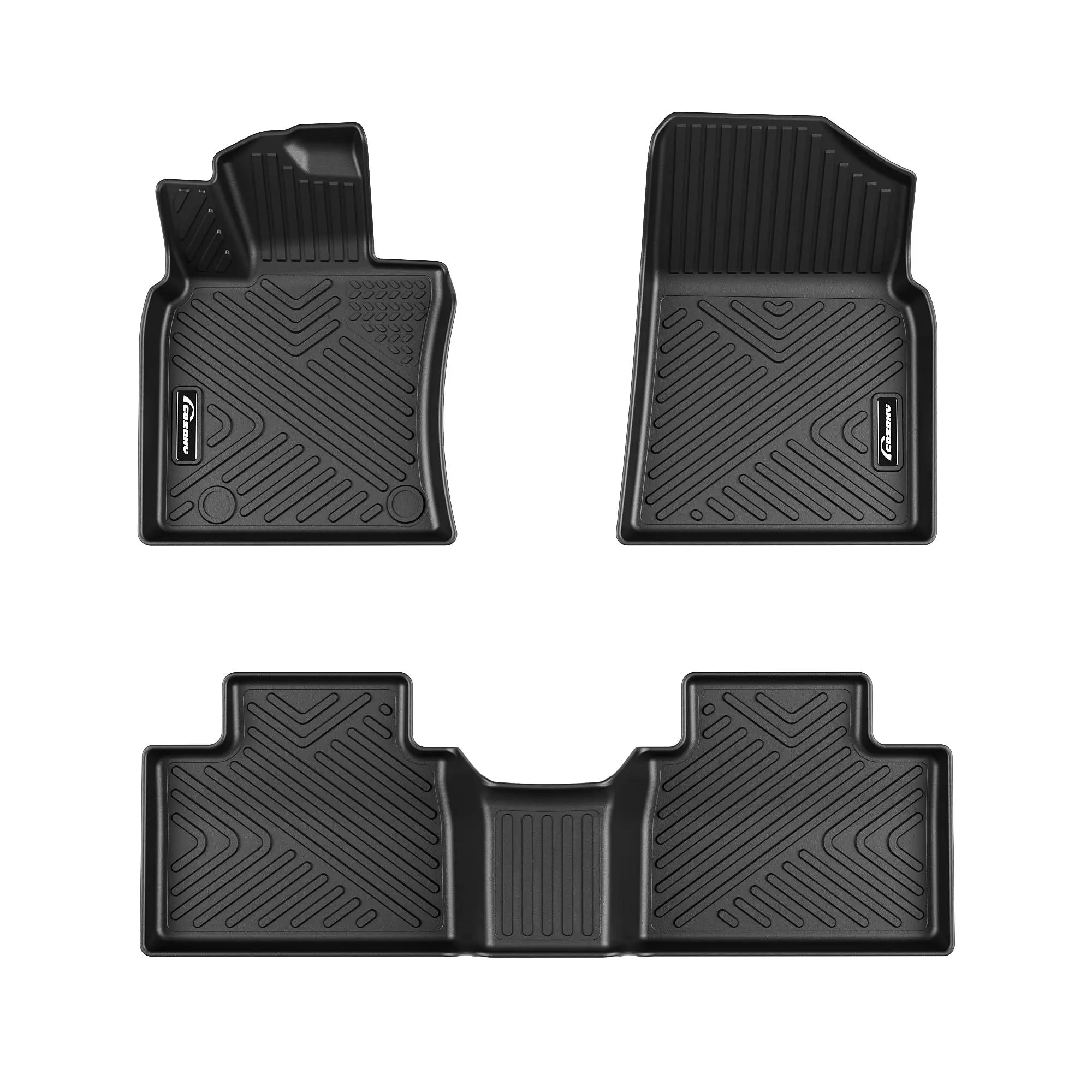 GARVEE Floor Mats for Toyota Camry 2025, TPE All Weather Vehicle Specific Fit Front 1st & 2nd Row Car Floor Liner Accessories