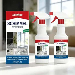 2-Pack Mold Remover Set (150ML*2), Gentle Mold Stain Removal, Reduces Odors, Freshens Air, Tile Wall Cleaning, Home Use, Interior Care Cleaner
