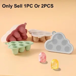 Silicone Baby Food Storage Mold, Reusable Food Freezer Tray with Lid, Food Storage Container for Home Kitchen