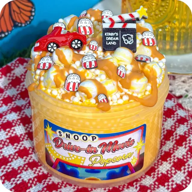 Drive-In Movie Popcorn Slime