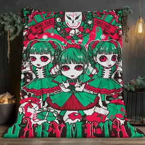 BABYMETAL Theme Soft and comfortable home blankets, small throw blankets, nap blankets, perfect Christmas gifts for friends and besties. Super soft heat-pressed blankets. Y251222022