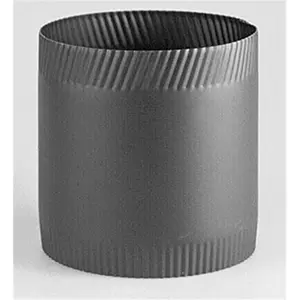 212 MAIN Gray Metal Sailing Joint, 8X6606 Model, 24 Gauge, 8 in, Crimped Ends
