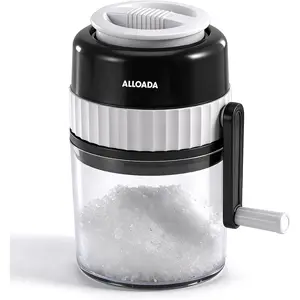 Portable Manual Shaved Ice Machine Snow Cone Slushie Maker and Ice Shaver