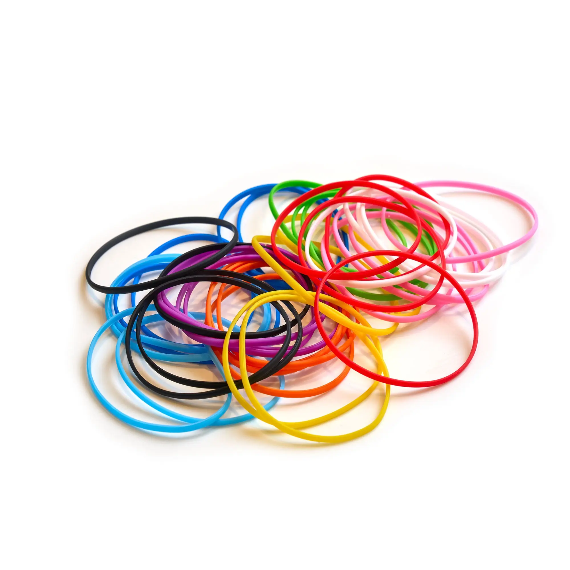 Grifiti Band Joes Durable Silicone Rubber Bands #14 Size 2.0" x 0.125" x 0.08" 4" Circumference 1.3" Diameter 40 Pack