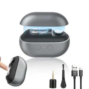 Electric Nail Clipper, Smart 3-in-1 Automatic Nail Trimmer and Polisher, Rechargeable Easy Clip for Seniors, Adults and Men, Quiet Electric Toenail Clippers for Thick Nails