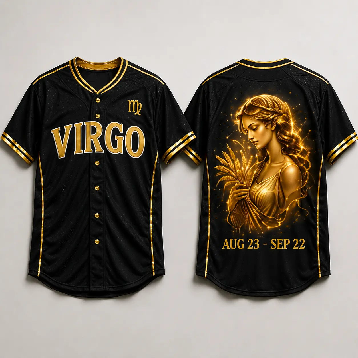 Cosmic Legacy All 12 Zodiac Signs Baseball Jerseys Shirt, Unisex Astrology Graphic, Constellation Birthday Gift