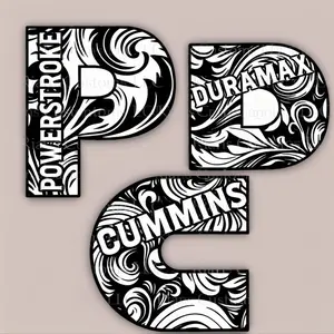 Diesel Fan Car/Truck Decal for Enthusiasts - Versatile Application on Cars & Trucks - Easy Installation - Show Your Passion for Diesel Engines