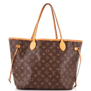 Pre-owned Louis Vuitton Canvas Coated Tote Bags REBAG Neverfull NM Tote Monogram Canvas MM by Rebag