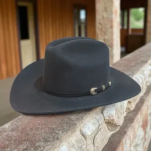 Texana Minotauro Sinaloa Style 6X Black Pelo De Conejo