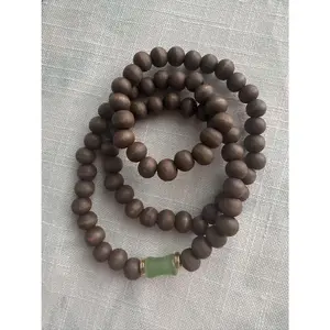 Vintage Green Sandalwood 108 Bead Bracelet, Necklace, And Jewelry Men And Women, Live Streaming Supply