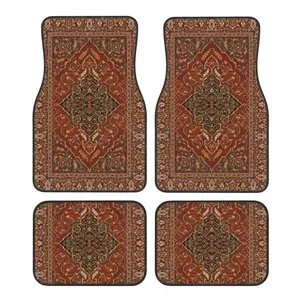 Antique Oriental Türkiye Persian Carpet Car Floor Mat 4-piece Set GM Front and Rear Anti slip Floor Mat Car Floor Mat