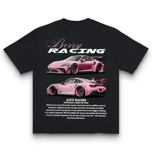 Berry Racing Pink JDM Drift Car Graphic T Shirt Y2K Streetwear Unisex Tee Track Day Auto Lover Gift