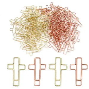 100 count Paper Clip   Paper Clips, Stainless Steel  Study Supplies for Notepads, Files, Folders, Bookmarks, 50 Rose  and 50  Paper Clip