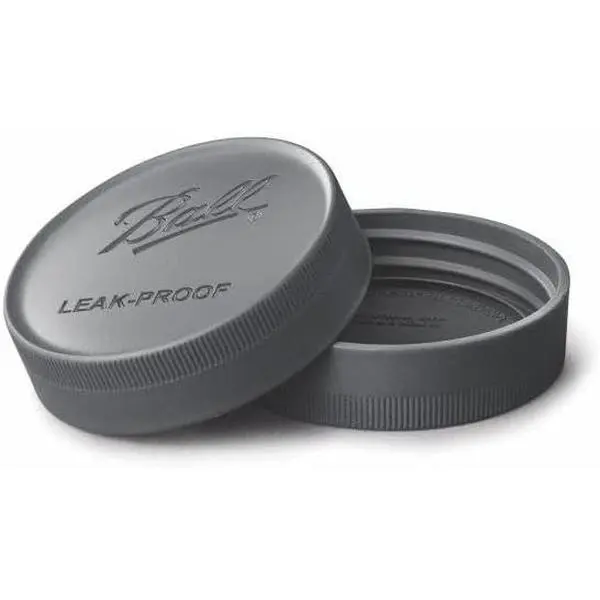 Leak-Proof Storage Lids, for Glass Mason Jars,  for Canning, Pickling, Juice, Jam, Jelly freezer-safe 6-Count, Pack of 3 (18-Lids Total)