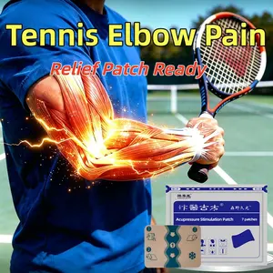 Tennis Elbow Pain Relief Plaster For relief of inner/outer elbow pain, lateral epicondylitis, arm muscle pain, exertional soreness, and weakness when wringing towels.Usable all over the body.