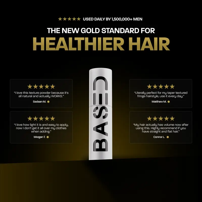 BASED Hair Texture Powder | Instant Volume & Texture | Lightweight, Matte Finish | Simple, Effective, BASED. 5