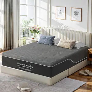Soges Memory Foam Mattress, 10/12/14 Inch Gel Infused Bed Mattress with CertiPUR-US Certified Foam, Pain Relief & Spine Support, Breathable Knit Cover, Twin/Full/Queen/King Size, Unwind in Style, U8A, For Christmas Gifts