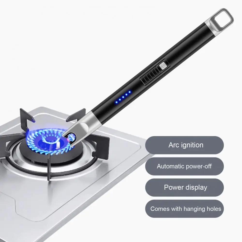 1 Set Convenient Pulse Igniter Long Handle Electric Igniter Automatic Power Off Wide Application BBQ Igniter Light