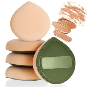 5 Pcs Foundation Sponges, Korean Makeup Sponge Puff Soft Sponge Puff Fluffy, Teardrop Makeup Blender Foundation Applicator for Concealer Liquid Cream Loose Powder