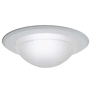 Nora NT-5050W 5" Front Loading Frosted Dome Shower Lens Trim