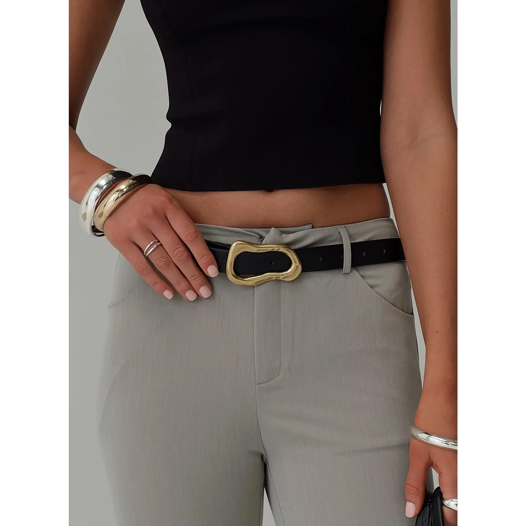 Leto Belt Black / Gold