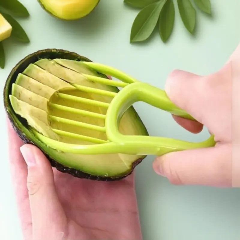 Anti-Slip Avocado Slicer & Pitter, Multi-Functional Mango Papaya Fruit ...