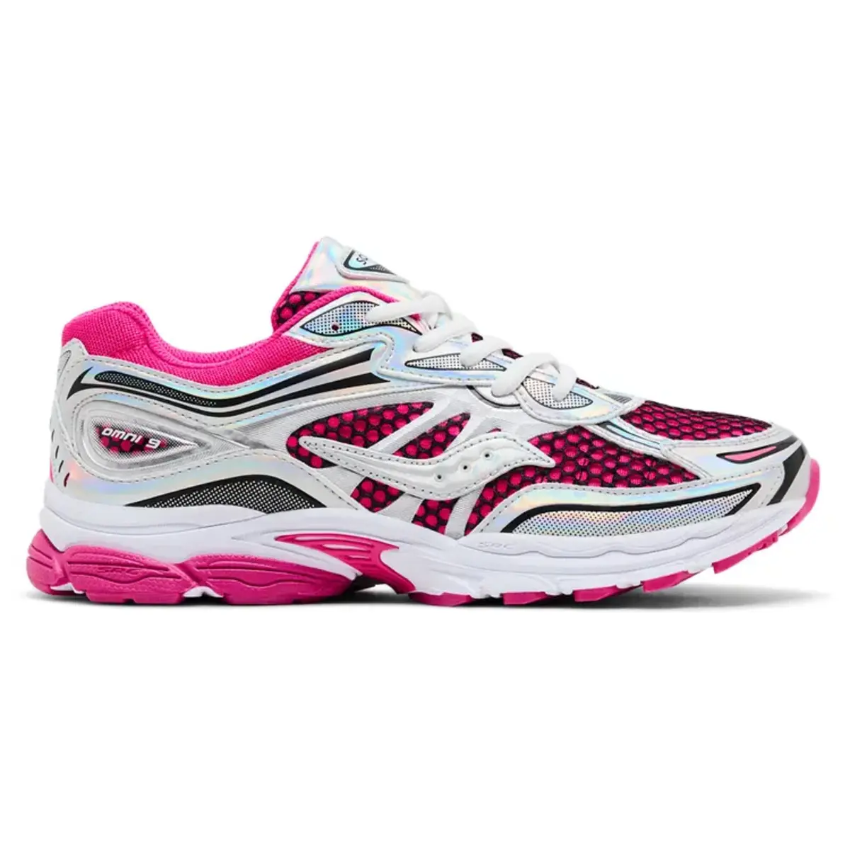 Saucony ProGrid Omni 9 Fuchsia Iridescent Women's Fashion Shoes New