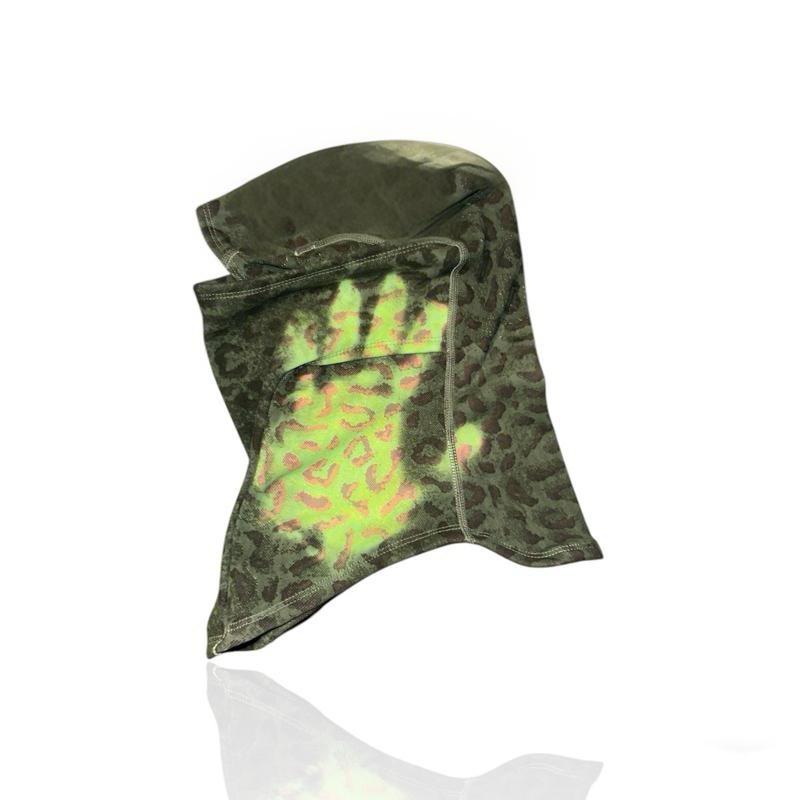 Color Changing Rasta Balaclava - Shiesty Style Heat Reactive Leopard Ski Mask for Men & Women - Warm Face Cover for Hip Hop Fans, Winter Sports & Outdoor Thermochromic Technology